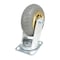 Vestil Flat-Free Swivel Caster 6 In. Diameter x 2 In. Width 617 Lb. Capacity Dark Gray/Gold CST-VE-6X2FF-S - alternate 3